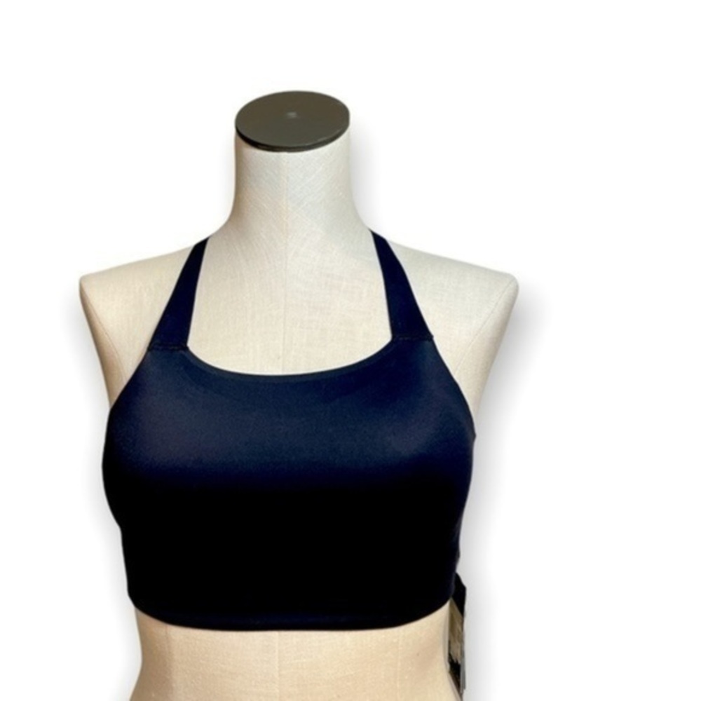 NIKE bra women Swoosh Luxe medium support lightweight training Dri-Fit bra Sz XS